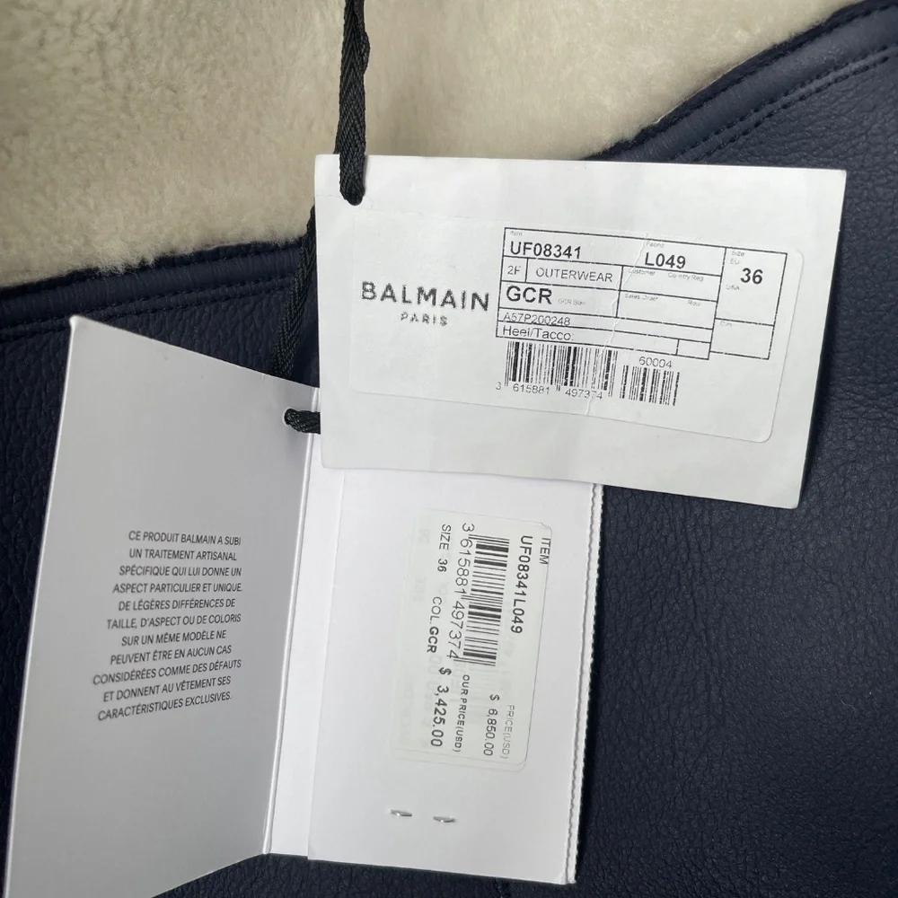 BALMAIN COAT NEW WITH TAGS - Picture 16 of 16